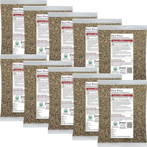 Organic Black Wheat Whole Grain (Unpolished): A Gluten-Free, Non-GMO, and High-Fiber Unpolished Alternative.Black Wheat (Gwt 1Kg)