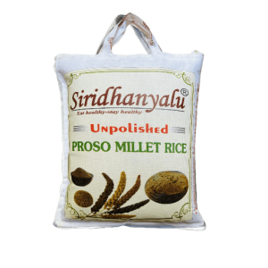 Organic Proso Millet Unpolished Natural Grains - Low GI, Gluten-free, non-GMO, High-Fiber, Calcium & Protein Rich, 10kg Pack